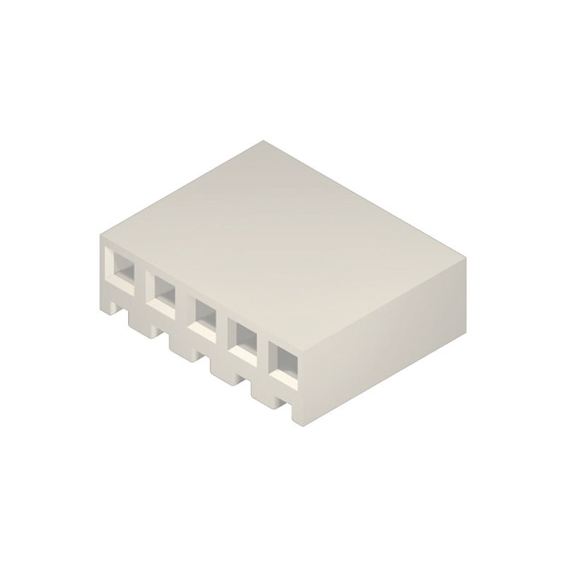 50 pcs - 09-50-7051 Molex, KK 396 Female Connector Housing, 3.96mm Pitch, 5 Way, 1 Row