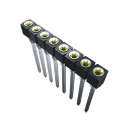 10 pcs - SS-102-TT-2 Samtec SS Series Straight Through Hole Mount PCB Socket, 2-Contact, 1-Row, 2.54mm Pitch, Solder Termination