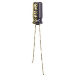 20 pcs - EEUFC1H220 Panasonic 22μF Aluminium Electrolytic Capacitor 50V dc, Radial, Through Hole - EEUFC1H220