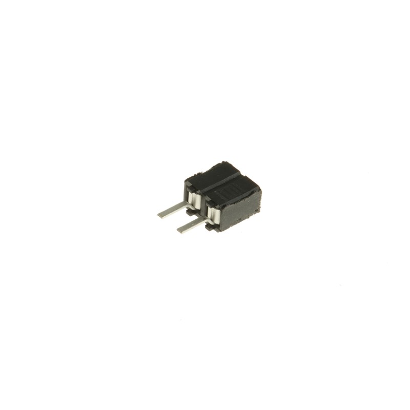 10 pcs - CES-102-01-T-S Samtec CES Series Straight Through Hole Mount PCB Socket, 2-Contact, 1-Row, 2.54mm Pitch, Through Hole T