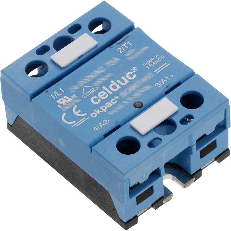 1 pcs - Celduc SO Series Solid State Relay, 125 A Load, Chassis Mount, 690 Vrms Load, 32 Vdc Control