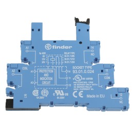 1 pcs - Finder 93 Series 5 Pin 250V ac Relay Socket, for use with 34.51