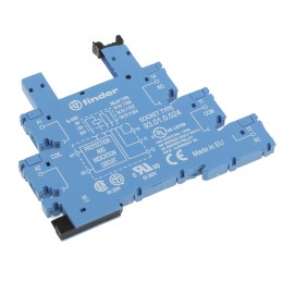 1 pcs - Finder 93 Series 5 Pin 250V ac Relay Socket, for use with 34.51