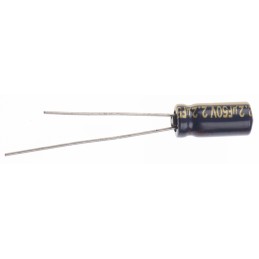 20 pcs - EEUFC1H2R2 Panasonic 2.2μF Aluminium Electrolytic Capacitor 50V dc, Radial, Through Hole - EEUFC1H2R2