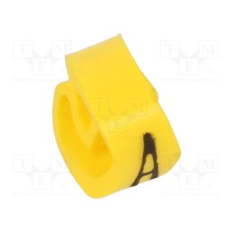 10 pcg : PA-20004AV40.A - Markers, Marking: A, 4÷10mm, PVC, yellow, -30÷60°C, leaded, PA-2