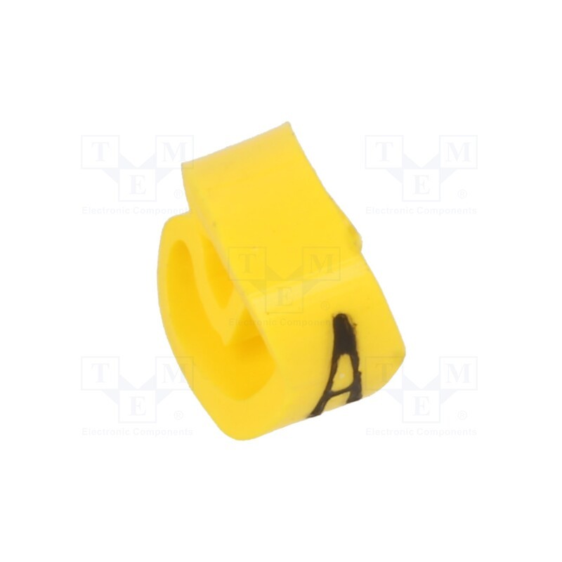 10 pcg : PA-20004AV40.A - Markers, Marking: A, 4÷10mm, PVC, yellow, -30÷60°C, leaded, PA-2