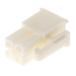 20 pcs - 1586019-4 TE Connectivity, VAL-U-LOK Female Connector Housing, 4.2mm Pitch, 4 Way, 2 Row