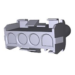 10 pcs - 1-480703-0 TE Connectivity, Universal MATE-N-LOK Female Connector Housing, 6.35mm Pitch, 4 Way, 1 Row