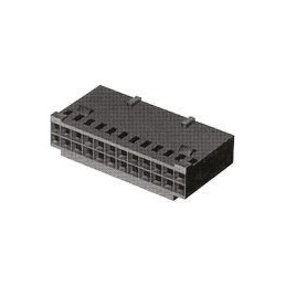 10 pcs - 87631-1 TE Connectivity, AMPMODU MOD IV Female Connector Housing, 2.54mm Pitch, 6 Way, 2 Row