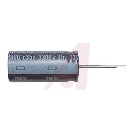 10 pcs - UPM1E101MED Nichicon 100μF Electrolytic Capacitor 25V dc, Through Hole - UPM1E101MED