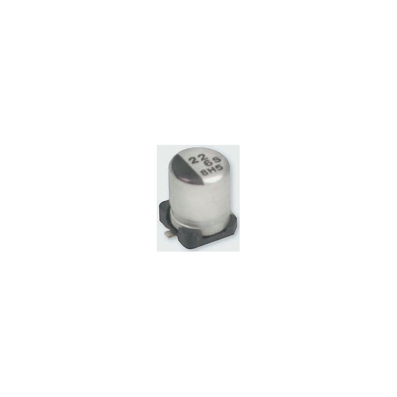20 pcs - EEE1EA100SR Panasonic 10μF Aluminium Electrolytic Capacitor 25V dc, Surface Mount - EEE1EA100SR