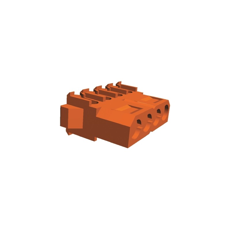 10 pcs - 770156-3 TE Connectivity 4-Way IDC Connector Plug for Cable Mount, 1-Row