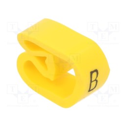10 pcg : PA-30006AV40.B - Markers, Marking: B, 8÷16mm, PVC, yellow, -30÷60°C, leaded, PA-3