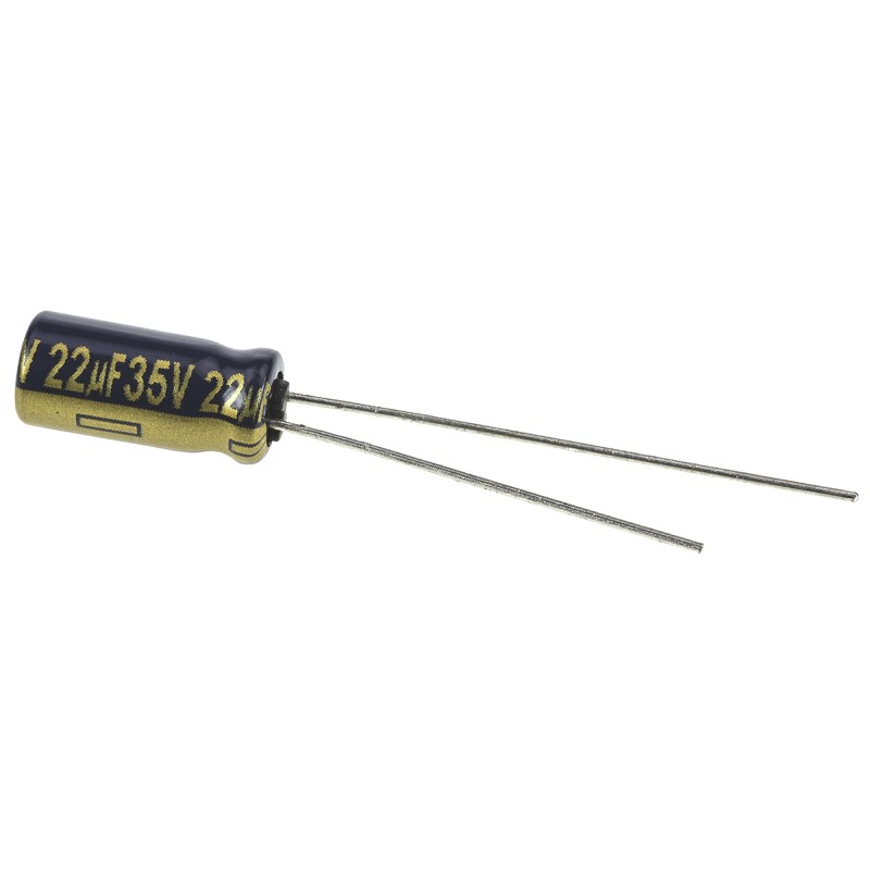 20 pcs - EEUFC1V220 Panasonic 22μF Aluminium Electrolytic Capacitor 35V dc, Radial, Through Hole - EEUFC1V220