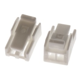50 pcs - GHR-02V-S JST, GH Connector Housing, 1.25mm Pitch, 2 Way, 1 Row Right Angle, Straight