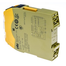 1 pcs - Pilz Dual-Channel Two Hand Control Safety Relay, 24V dc, 3 Safety Contacts