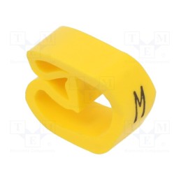 10 pcg : PA-30006AV40.M - Markers, Marking: M, 8÷16mm, PVC, yellow, -30÷60°C, leaded, PA-3