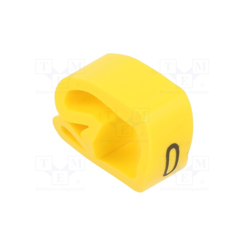 10 pcg : PA-30006AV40.O - Markers, Marking: O, 8÷16mm, PVC, yellow, -30÷60°C, leaded, PA-3