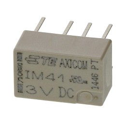 1 pcs - TE Connectivity PCB Mount Latching Signal Relay, 3V dc Coil, 2A Switching Current, DPDT
