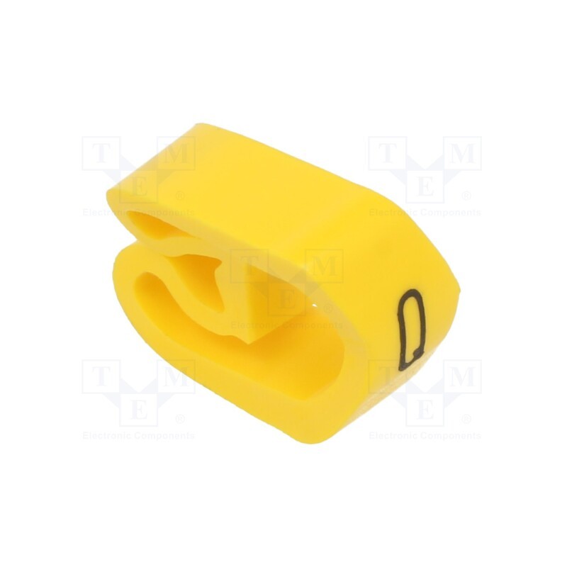 10 pcg : PA-30006AV40.Q - Markers, Marking: Q, 8÷16mm, PVC, yellow, -30÷60°C, leaded, PA-3