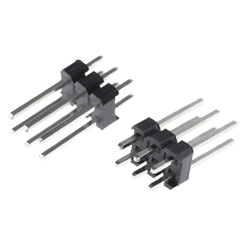 50 pcs - M20-9970346 HARWIN M20 Series Straight Through Hole Pin Header, 6 Contact(s), 2.54mm Pitch, 2 Row(s), Unshrouded