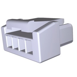 50 pcs - 504193-0400 Molex, Micro-Lock Female Connector Housing, 1.25mm Pitch, 4 Way, 1 Row