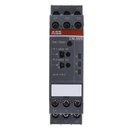 1 pcs - ABB Insulation Monitoring Relay, 1, 3 Phase, SPDT, 0 - 250 V ac, 0 - 300V dc, DIN Rail