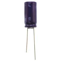 20 pcs - ECEA1HN101U Panasonic 100μF Aluminium Electrolytic Capacitor 50V dc, Radial, Through Hole - ECEA1HN101U