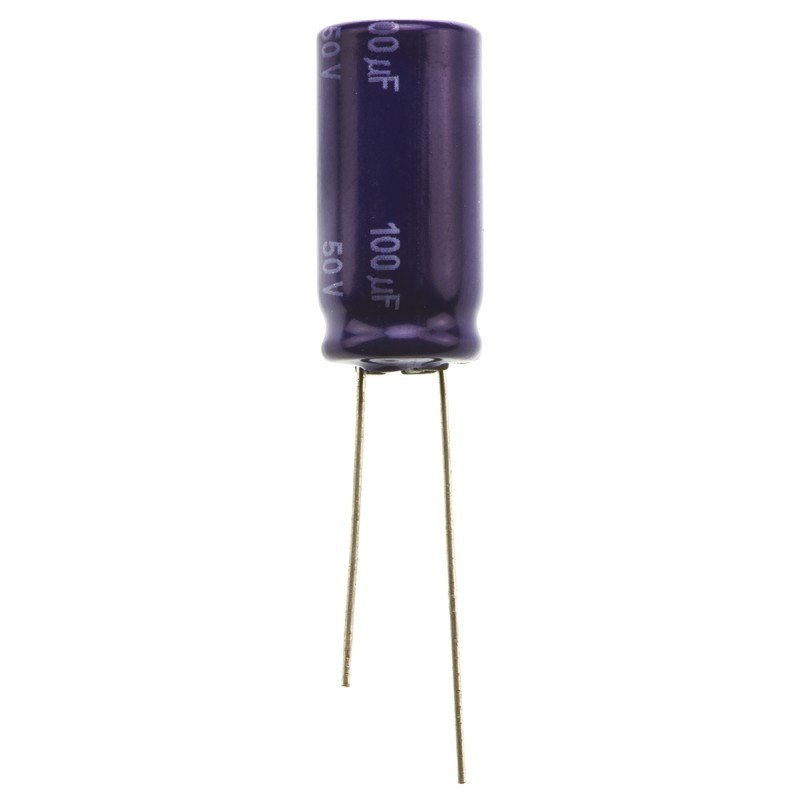 20 pcs - ECEA1HN101U Panasonic 100μF Aluminium Electrolytic Capacitor 50V dc, Radial, Through Hole - ECEA1HN101U