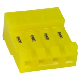 10 pcs - 3-643818-4 TE Connectivity 4-Way IDC Connector Socket for Cable Mount, 1-Row