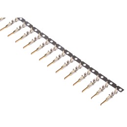 100 pcs - BBA00010667 Amphenol Industrial Male Crimp Circular Connector Contact, Wire Size 22 - 20 AWG