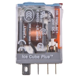 1 pcs - Releco Plug In Power Relay, 24V ac Coil, 10A Switching Current, DPDT