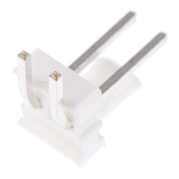 50 pcs - 640457-2 TE Connectivity MTA-100 Series Right Angle Through Hole Pin Header, 2 Contact(s), 2.54mm Pitch, 1 Row(s), Unsh