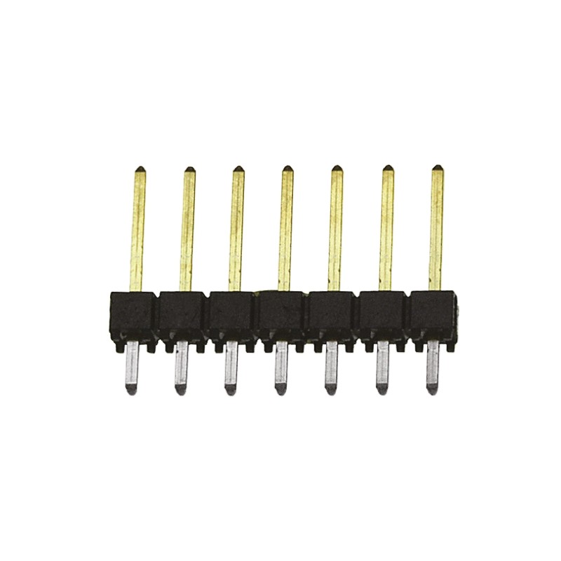 10 pcs - TSW-107-14-L-S Samtec TSW Series Straight Through Hole Pin Header, 7 Contact(s), 2.54mm Pitch, 1 Row(s), Unshrouded