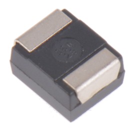 10 pcs - 25TQC15MYFB Panasonic 15μF Surface Mount Polymer Capacitor, 25V dc