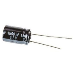 50 pcs - ECEA0JKA221 Panasonic 220μF Aluminium Electrolytic Capacitor 6.3V dc, Radial, Through Hole - ECEA0JKA221