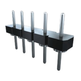 10 pcs - BBL-102-T-E Samtec BBL Series Straight Through Hole Pin Header, 2 Contact(s), 2.54mm Pitch, 1 Row(s), Unshrouded