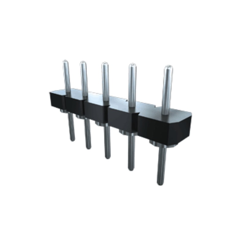 10 pcs - BBL-102-T-E Samtec BBL Series Straight Through Hole Pin Header, 2 Contact(s), 2.54mm Pitch, 1 Row(s), Unshrouded