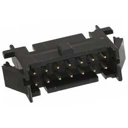 20 pcs - DF11-12DEP-2A Hirose DF11 Series Straight Through Hole PCB Header, 12 Contact(s), 2.0mm Pitch, 2 Row(s), Shrouded