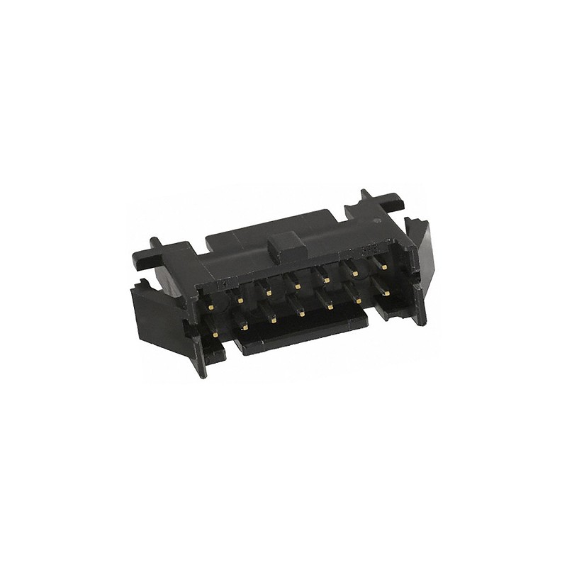 20 pcs - DF11-12DEP-2A Hirose DF11 Series Straight Through Hole PCB Header, 12 Contact(s), 2.0mm Pitch, 2 Row(s), Shrouded