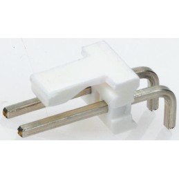 20 pcs - 640389-5 TE Connectivity MTA-156 Series Right Angle Through Hole Pin Header, 5 Contact(s), 3.96mm Pitch, 1 Row(s), Unsh