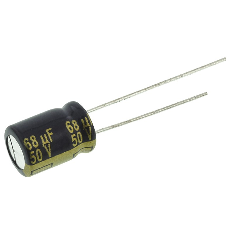 20 pcs - EEUFC1H680 Panasonic 68μF Aluminium Electrolytic Capacitor 50V dc, Radial, Through Hole - EEUFC1H680