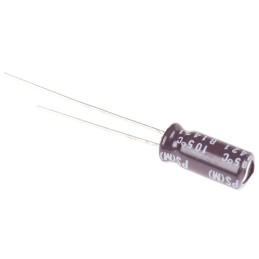 20 pcs - UPS1A101MDD Nichicon 100μF Electrolytic Capacitor 10V dc, Through Hole - UPS1A101MDD