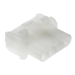 10 pcs - 1-480703 TE Connectivity, Universal MATE-N-LOK Female Connector Housing, 6.35mm Pitch, 4 Way, 1 Row