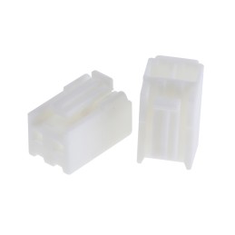 50 pcs - 1-1123722-2 TE Connectivity, Economy Power Male Connector Housing, 3.96mm Pitch, 2 Way, 1 Row