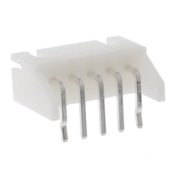 20 pcs - S5B-XH-A(LF)(SN) JST XH Series Right Angle Through Hole PCB Header, 5 Contact(s), 2.5mm Pitch, 1 Row(s), Shrouded
