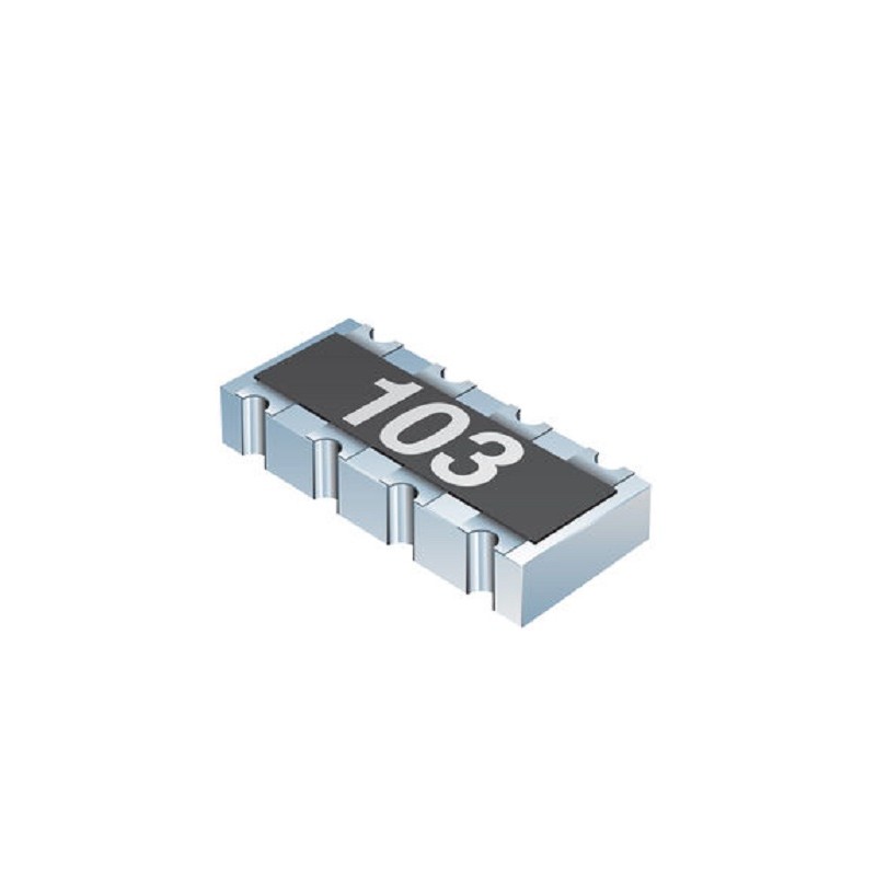 50 pcs - CAT16A-1002F4LF Bourns 10kΩ Resistor Array, 4 Resistors, 0.25W total, 1206 (3216M), Concave