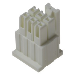 10 pcs - IPD1-03-D-K Samtec, IPD1 Male Crimp Connector Housing, 2.54mm Pitch, 6 Way, 2 Row