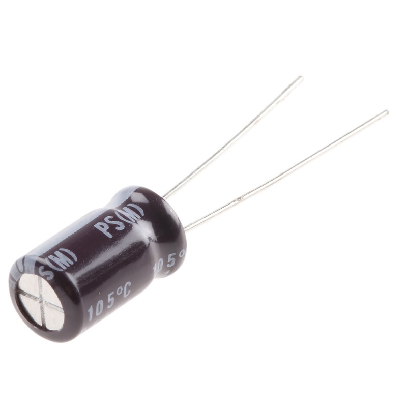 20 pcs - UPS1H470MED Nichicon 47μF Electrolytic Capacitor 50V dc, Through Hole - UPS1H470MED