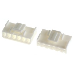50 pcs - 1-1123722-6 TE Connectivity, Economy Power Female Connector Housing, 3.96mm Pitch, 6 Way, 1 Row